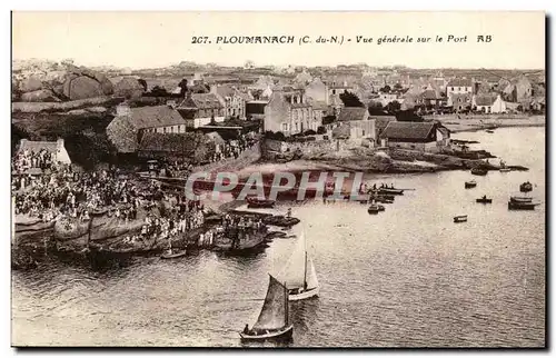 Ploumanach Ansichtskarte AK Vue generale sur le port