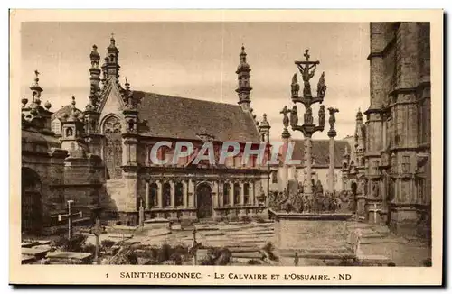 Saint Thegonnec Cartes postales Le calvaire et l&#39ossuaire