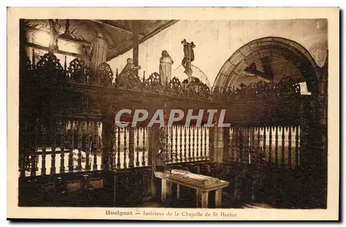 Huelgoat Ansichtskarte AK Interieur de la chapelle de St Herbot