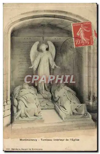 Montmorency Cartes postales Tombeau interieur de l'eglise