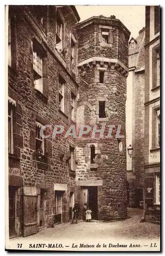 Saint Malo Ansichtskarte AK La maison de la Duchesse Anne