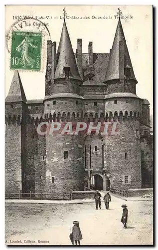 Vitre Cartes postales Le chateau des Ducs de la Tremoille