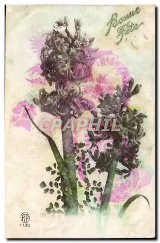 Cartes postales Fantaisie Bonne Fete Fleurs