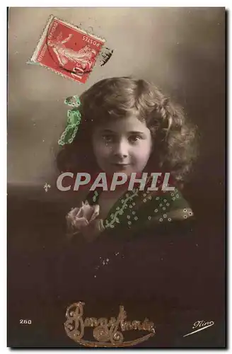 Cartes postales Fantaisie Enfant Bonne annee