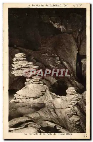 La grotte de Padirac Ansichtskarte AK Vue partielle de la salle du grand Dome