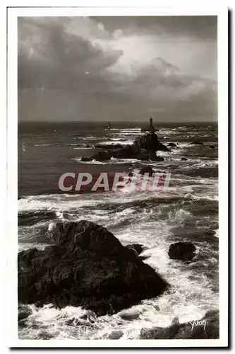 pointe du raz Cartes postales Rochers prolongeant l'eperon du Raz
