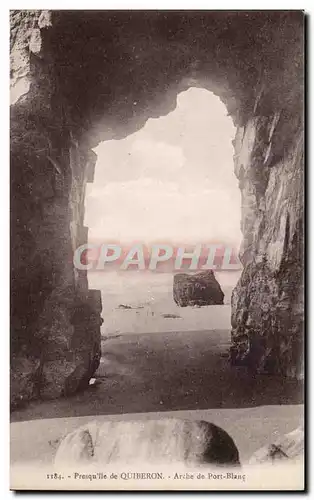 Cartes postales Presqu'ile de Quiberon Cartes postales Arche de port blanc