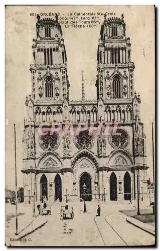 Orleans Cartes postales la cathedrale Ste Croix