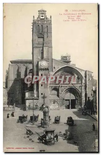 Toulouse Cartes postales La cathedrale St Etienne