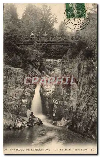 environs de Remiremont Ansichtskarte AK Cascade du saut de la cuve