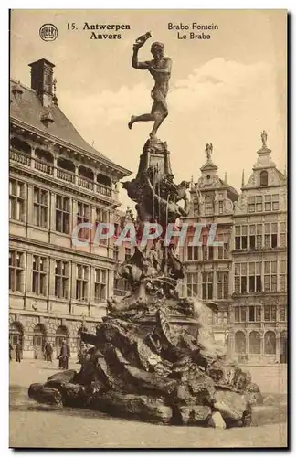 Belgique Anvers Antwerpen Cartes postales Le Brabo