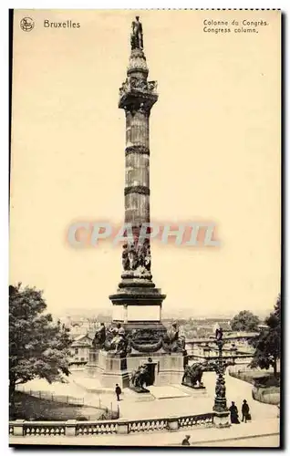 Belgique Bruxelles Cartes postales Colonne du congres