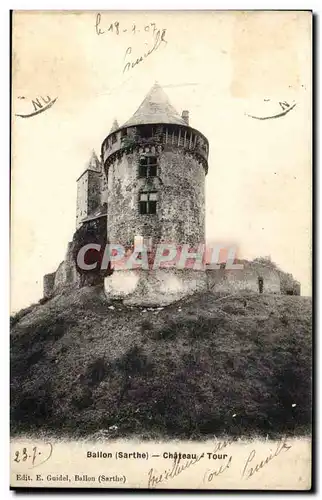 Ballon Cartes postales Chateau et Tour