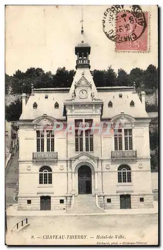 Chateau Thierry Cartes postales Hotel de ville