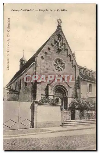 Paray le Monial Cartes postales Chapelle de la Visitation Chocolat et The de la Cie Coloniale