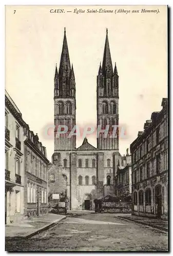 Caen Ansichtskarte AK Eglise Saint Etienne (abbaye aux hommes)