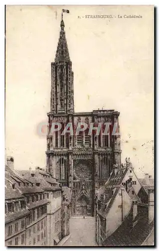 Strasbourg Cartes postales la cathedrale