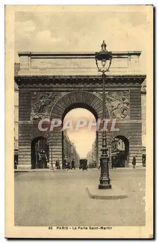 Paris Cartes postales La porte Saint Martin