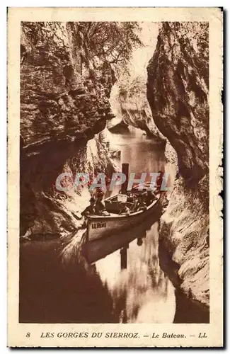 Les gorges du Sierroz Cartes postales Le bateau