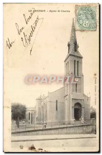 Le cReusot Cartes postales Eglise St Charles