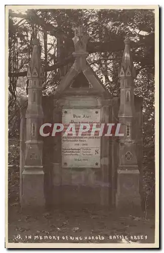 Great Britain CEMeterary In memory of King Harold Battle Abbey