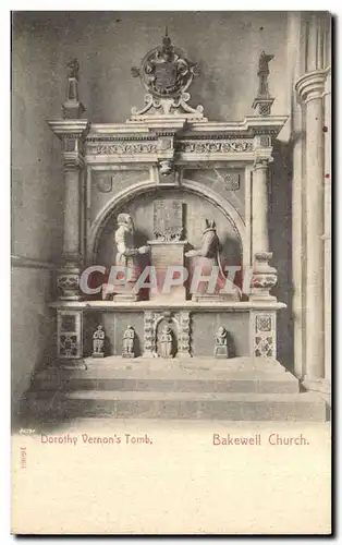 Great Britain Bakewell church Cartes postales Dorothy Vernon&#39s tomb