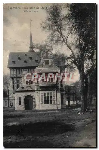 Belgie Belgique Exposition universelle de Liege 1905 Cartes postales Ville de liege