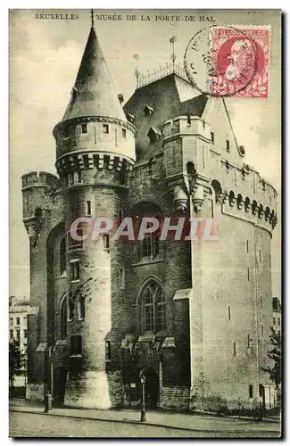 Belgie Belgique Bruxelles Ansichtskarte AK Musee de la porte de Hal