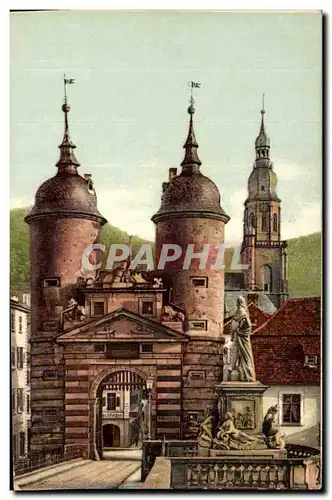 Allemagne Heidelberg Cartes postales Bruckentor
