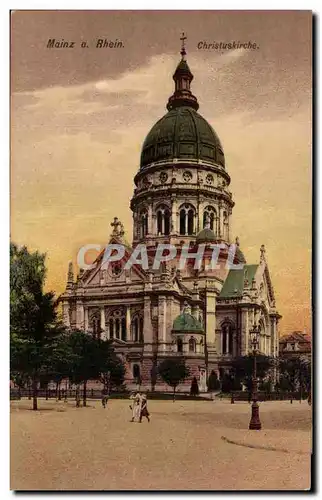 Allemagne Mainz a Rhein Ansichtskarte AK Christuskirche