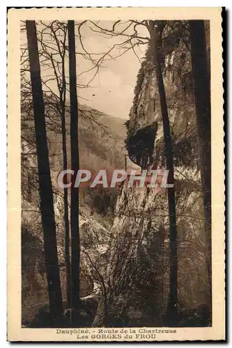 Dauphine Ansichtskarte AK Route de la Chartreuse Les gorges du Frou