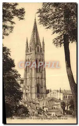 Saintes Cartes postales Le clocher St Eutrope cote Nord Est