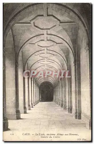 Caen Cartes postales Le lycee ancienne abbaye aux hommes Galerie du cloitre