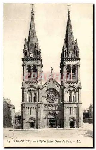 Cherbourg Cartes postales L'eglise Notre Dame du Voeu