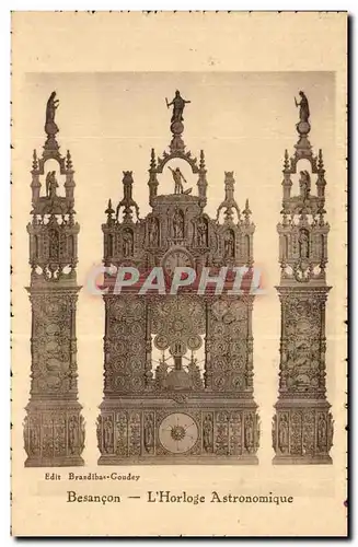 Besancon Cartes postales L'horloge astronomique