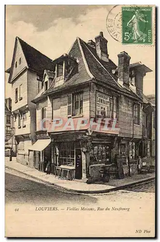 Louviers Ansichtskarte AK Vieilles maisons Rue de Neufbourg