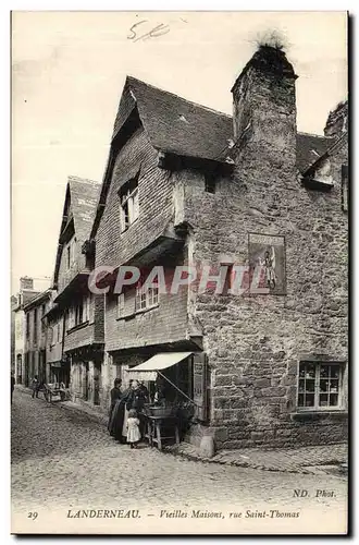 Landerneau Ansichtskarte AK Vieilles maisons rue Saint Thomas