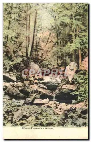 Belgie Belgique Spa Cartes postales Promenade d&#39Orleans