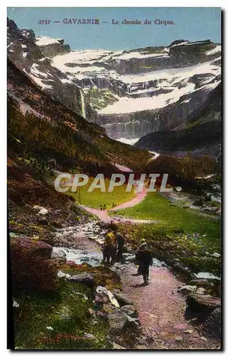 Gavarnie Cartes postales le chemin du cirque