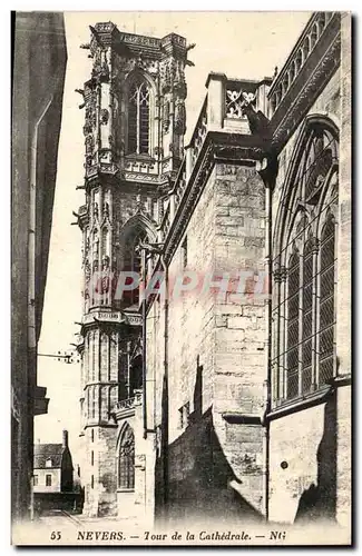 Nevers Cartes postales tour de la cathedrale