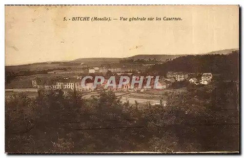 Bitche Cartes postales Vue generale sur les casernes