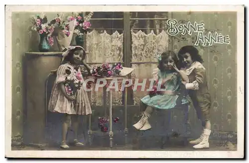 Cartes postales Fantaisie Enfants Bonne annee