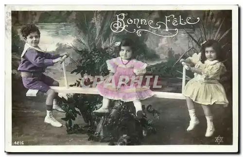 Cartes postales Fantaisie Enfants Bonne fete