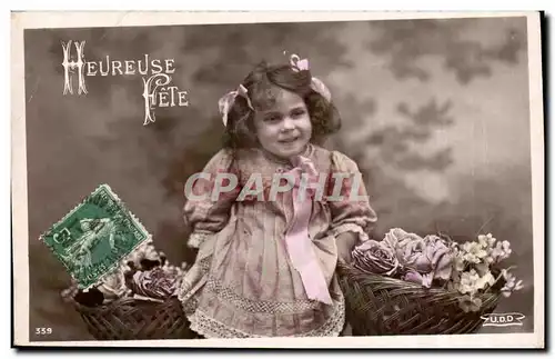 Cartes postales Fantaisie Enfant Heureuse Fete