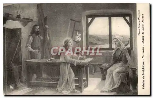 Calvaire de Pontchateau Ansichtskarte AK Nazareth Atelier de Saint Joseph