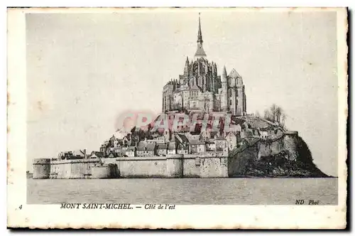 Mont Saint Michel Cartes postales Cote de l'est