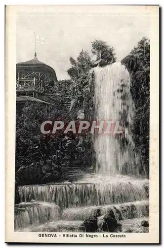 Italie Italie Genova Cartes postales Villetta di Negro La Cascata