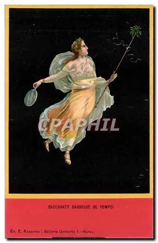 Italie Italie Torino Cartes postales Bacchante Danseuse de Pompei