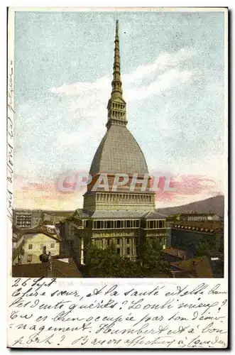 Italie Italie Torino Cartes postales Ricordo Nazionale Architectura d'Antonelli