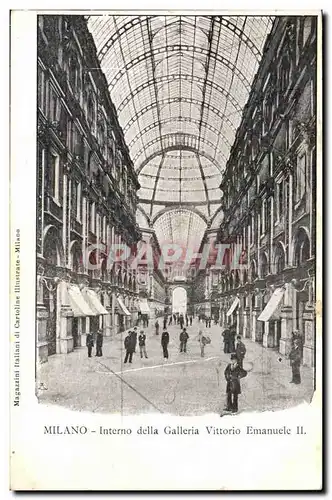 Italie Italia Milano Ansichtskarte AK Interno della Galleria Vittorio Emanuelle II